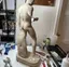Sculpture of a man with a butt